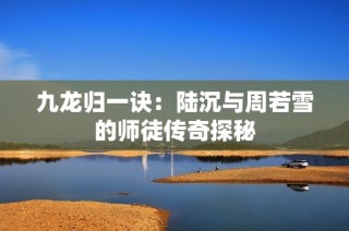 九龙归一诀：陆沉与周若雪的师徒传奇探秘