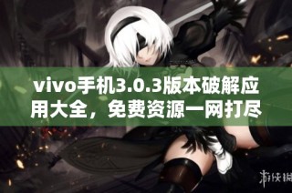 vivo手机3.0.3版本破解应用大全，免费资源一网打尽