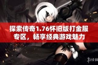 探索传奇1.76怀旧版打金服专区，畅享经典游戏魅力