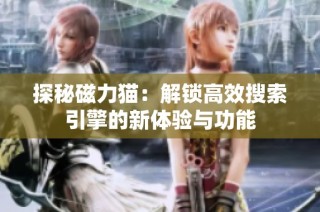 探秘磁力猫：解锁高效搜索引擎的新体验与功能