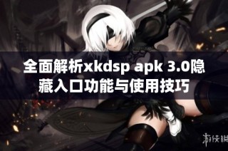 全面解析xkdsp apk 3.0隐藏入口功能与使用技巧