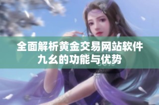 全面解析黄金交易网站软件九幺的功能与优势