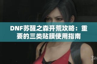 DNF苏醒之森开荒攻略：重要的三类贴膜使用指南