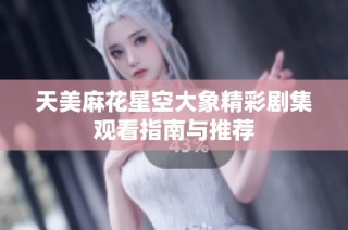 天美麻花星空大象精彩剧集观看指南与推荐
