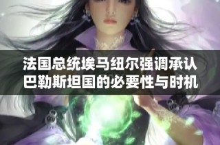 法国总统埃马纽尔强调承认巴勒斯坦国的必要性与时机