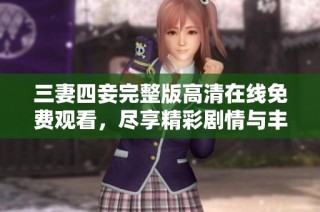 三妻四妾完整版高清在线免费观看，尽享精彩剧情与丰富细节