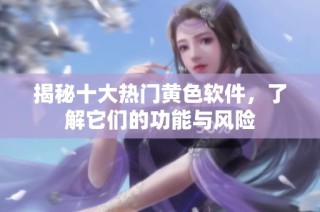 揭秘十大热门黄色软件，了解它们的功能与风险