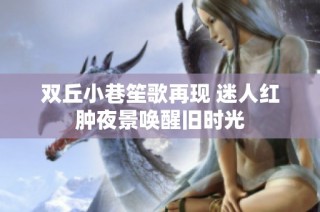 双丘小巷笙歌再现 迷人红肿夜景唤醒旧时光