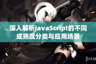 深入解析JavaScript的不同成熟度分类与应用场景