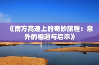 《南方高速上的奇妙旅程：意外的相遇与启示》