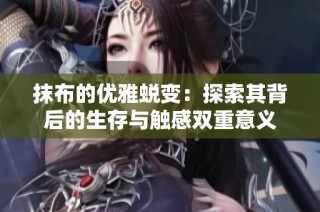 抹布的优雅蜕变：探索其背后的生存与触感双重意义