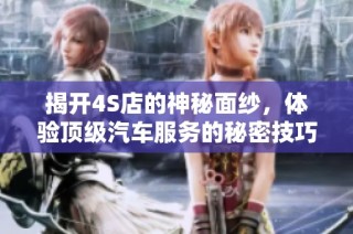 揭开4S店的神秘面纱，体验顶级汽车服务的秘密技巧