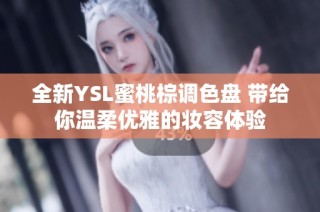 全新YSL蜜桃棕调色盘 带给你温柔优雅的妆容体验