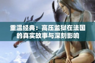 重温经典：高压监狱在法国的真实故事与深刻影响
