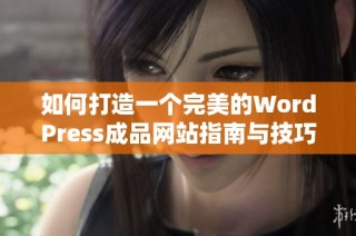 如何打造一个完美的WordPress成品网站指南与技巧