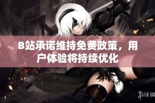 B站承诺维持免费政策，用户体验将持续优化