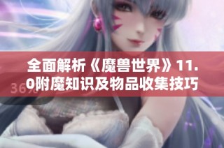 全面解析《魔兽世界》11.0附魔知识及物品收集技巧攻略