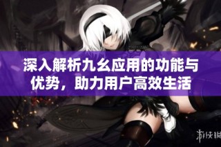 深入解析九幺应用的功能与优势，助力用户高效生活