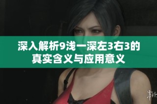 深入解析9浅一深左3右3的真实含义与应用意义