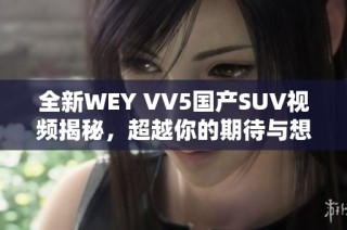 全新WEY VV5国产SUV视频揭秘，超越你的期待与想象