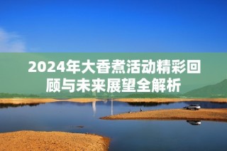 2024年大香煮活动精彩回顾与未来展望全解析