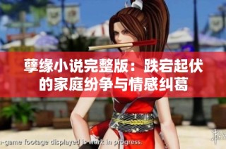 孽缘小说完整版：跌宕起伏的家庭纷争与情感纠葛