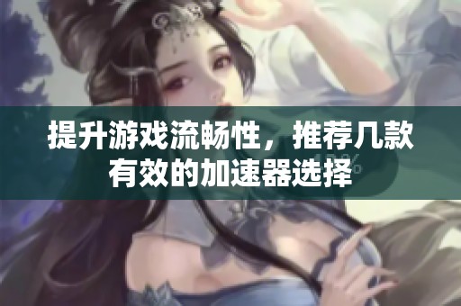 提升游戏流畅性，推荐几款有效的加速器选择