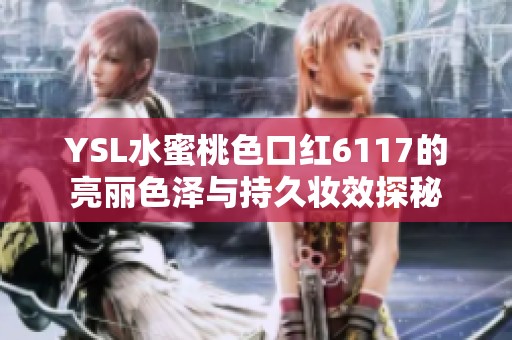 YSL水蜜桃色口红6117的亮丽色泽与持久妆效探秘