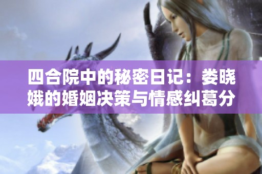 四合院中的秘密日记：娄晓娥的婚姻决策与情感纠葛分析