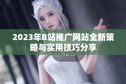 2023年B站推广网站全新策略与实用技巧分享