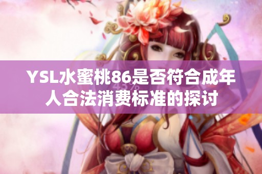 YSL水蜜桃86是否符合成年人合法消费标准的探讨