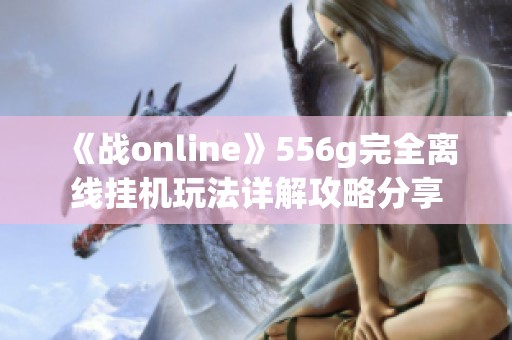 《战online》556g完全离线挂机玩法详解攻略分享