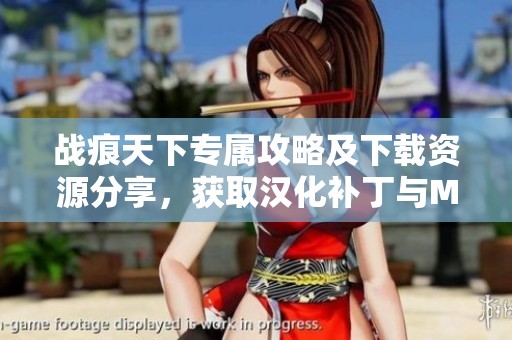 战痕天下专属攻略及下载资源分享，获取汉化补丁与MOD信息