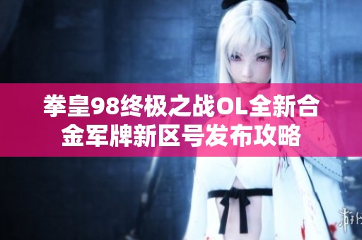 拳皇98终极之战OL全新合金军牌新区号发布攻略
