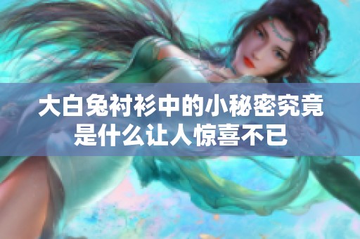 大白兔衬衫中的小秘密究竟是什么让人惊喜不已