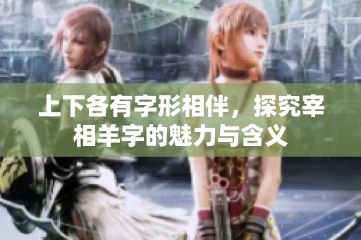 上下各有字形相伴，探究宰相羊字的魅力与含义