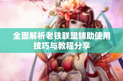 全面解析老铁联盟辅助使用技巧与教程分享