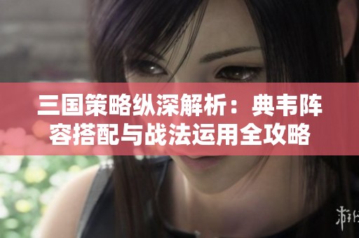 三国策略纵深解析：典韦阵容搭配与战法运用全攻略