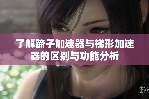 了解蹄子加速器与梯形加速器的区别与功能分析
