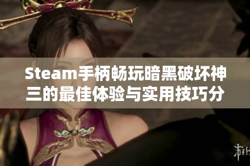 Steam手柄畅玩暗黑破坏神三的最佳体验与实用技巧分享