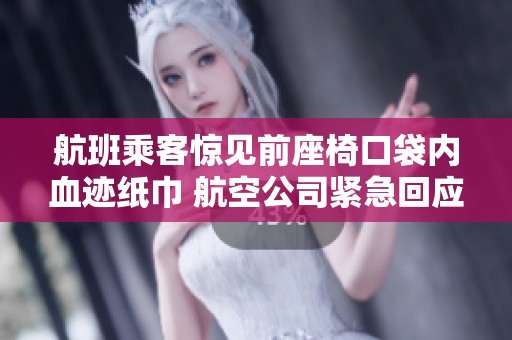 航班乘客惊见前座椅口袋内血迹纸巾 航空公司紧急回应