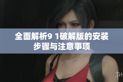 全面解析9 1破解版的安装步骤与注意事项